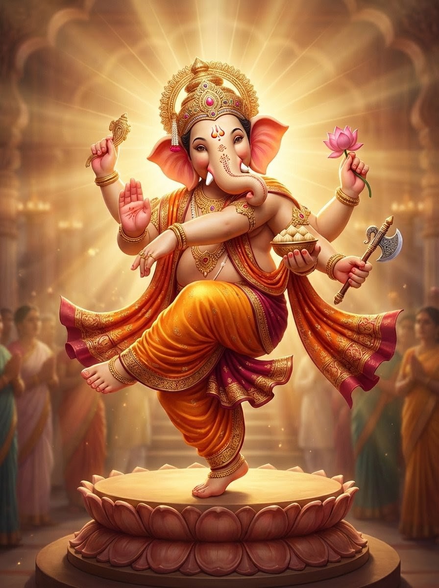 Ganesha dancing 3D wall art Bangalore